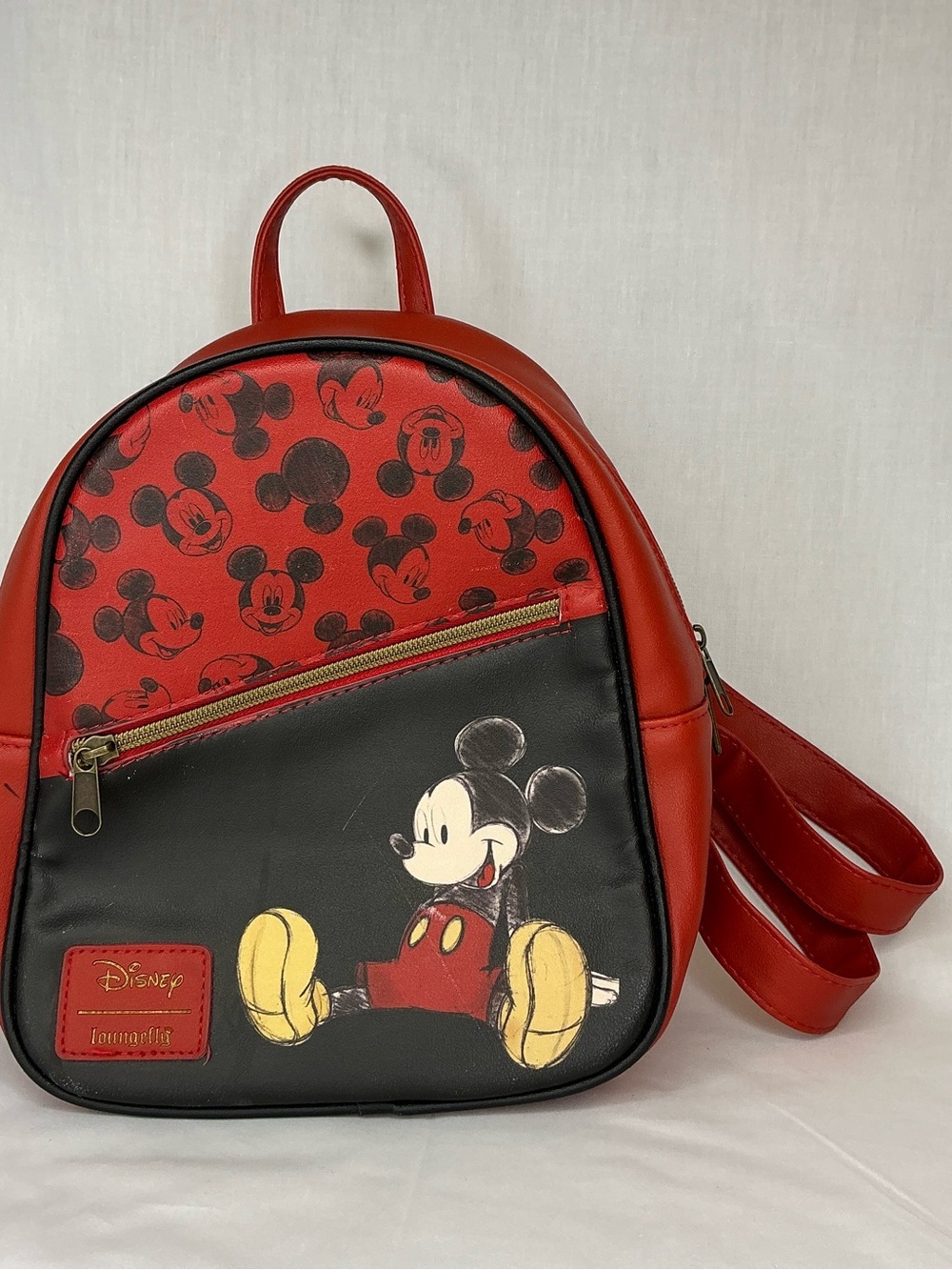2025 - Disney Red & Black Mickey Mouse Mini Backpack